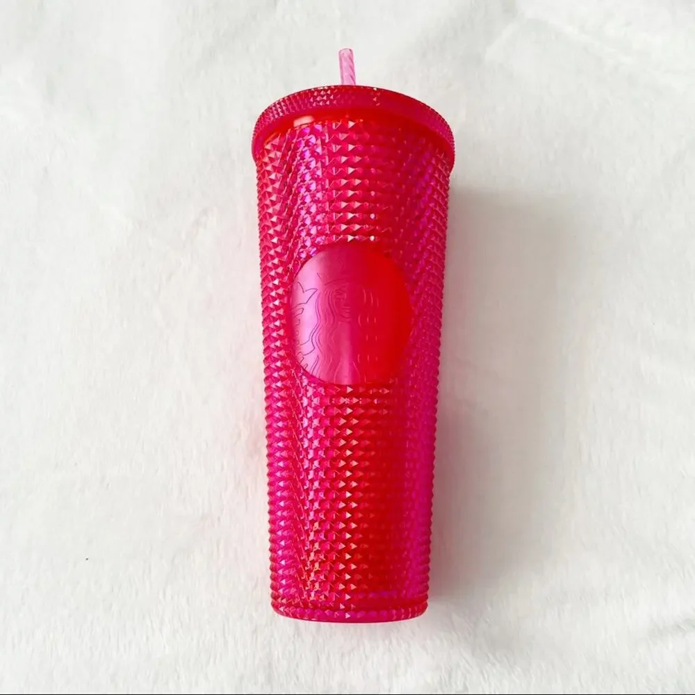 Starbucks pink studded tumbler limited edition Christmas 2020 coffee